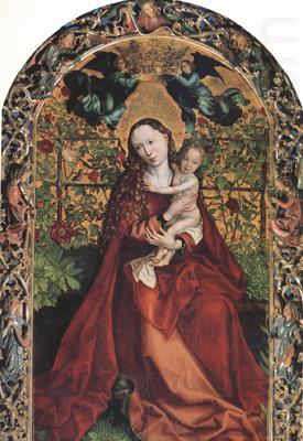 Martin Schongauer The Madonna of the Rose Garden (nn03) china oil painting image